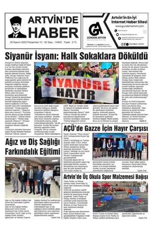 20 Kasım Tarihli Gazete