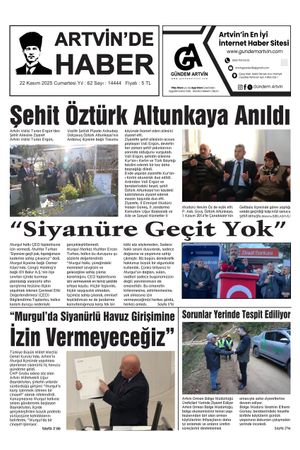 22 Kasım Tarihli Gazete