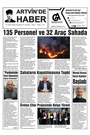 1 Aralık Tarihli Gazete