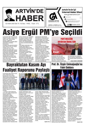 2 Aralık Tarihli Gazete