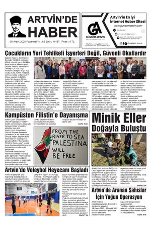 8 Aralık Tarihli Gazete