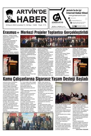 29 Kasım Tarihli Gazete