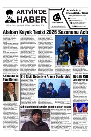 5 Ocak Tarihli Gazete