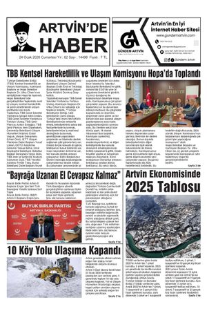 24 Ocak Tarihli Gazete