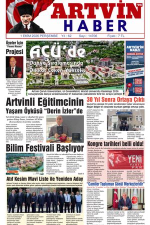 1 Ekim Tarihli Gazete